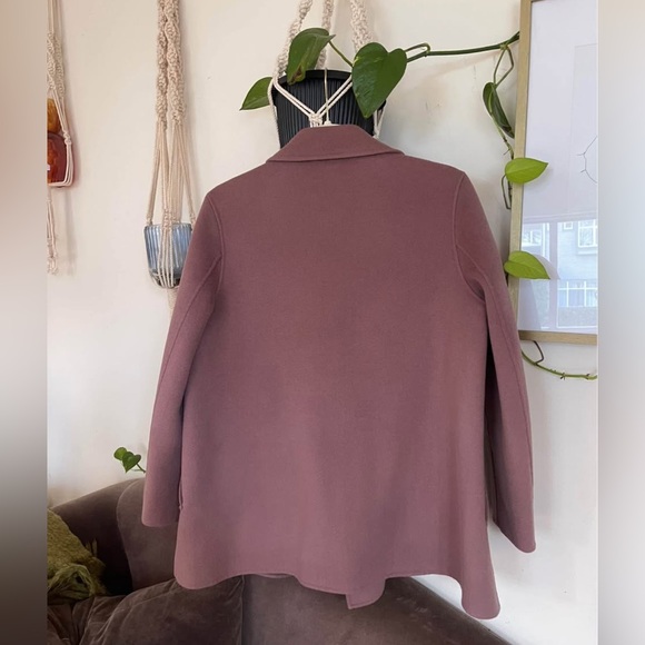 Short Wool Blend Coat - Picture 3 of 4